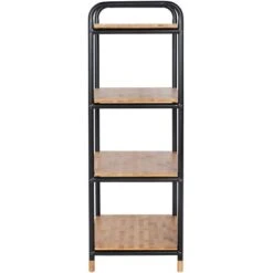 Wenko Regal Loft Bambus Braun Mit 4 Etagen -Badezimmerbedarf Geschäft 918187 1068 5 781