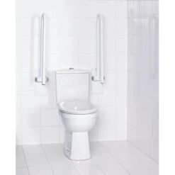 Ridder WC-Aufstehbügel 55,5 Cm Inkl. Montagematerial Klappbar Weiß -Badezimmerbedarf Geschäft 96122 4213 WCAufstehbgel 5