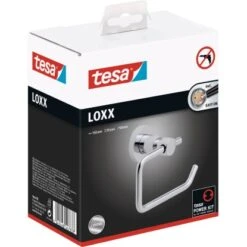 Tesa® LOXX Toilettenrollenhalter Ohne Deckel, Hochglanzverchromt, Inkl. Kleber 22 Tesa® LOXX Toilettenrollenhalter Ohne Deckel, Hochglanzverchromt, Inkl. Kleber -Badezimmerbedarf Geschäft 978640 2009 02