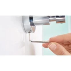 Tesa® LOXX Toilettenbürstengarnitur, Verchromt, Inkl. Klebelösung -Badezimmerbedarf Geschäft 978643 2009 10