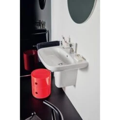 Ideal Standard Waschtisch I.life A 60x48 Cm 1 Hahnloch Mit Überlauf Weiß -Badezimmerbedarf Geschäft 9802877 3049 11