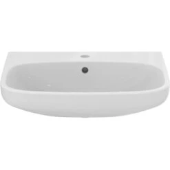 Ideal Standard Waschtisch I.life A 60x48 Cm 1 Hahnloch Mit Überlauf Weiß -Badezimmerbedarf Geschäft 9802877 3049 3