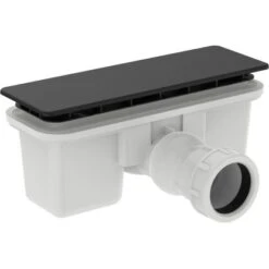 Ideal Standard Ablaufgarnitur Ultra Flat New Schwarz -Badezimmerbedarf Geschäft 9803271 3049 3