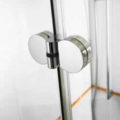 Breuer Drehfalttür Für Nische Links Elana Komfort Chrom Klarglas 90 Cm -Badezimmerbedarf Geschäft 985678 2570 1660 3