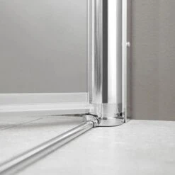 Breuer Runddusche Radius 55 Elana 6 Silber Matt Klarglas 80 X 80 Cm -Badezimmerbedarf Geschäft 998017 2570 0610 2