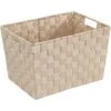 Wenko Aufbewahrungskorb Adria Beige Größe M -Badezimmerbedarf Geschäft dria kok velikost M bov 1