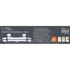 Eisl VITAL Thermostat Duscharmatur Chrom -Badezimmerbedarf Geschäft italmitverbrhschutzchrom 4