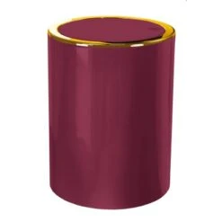 Kleine Wolke Golden Clap Kosmetikeimer Burgund 5 L