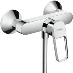 Hansgrohe Einhebel-Brausearmatur Logis Loop AP Chrom
