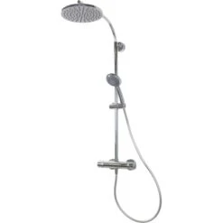 Breuer Duscharmatur Aquamaxx 320 Mit Thermostat Runde Kopfbrause