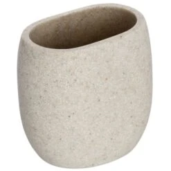 Wenko Zahnputzbecher Puro Steingrau -Badezimmerbedarf Geschäft zbecher Puro Steingrau 4 1